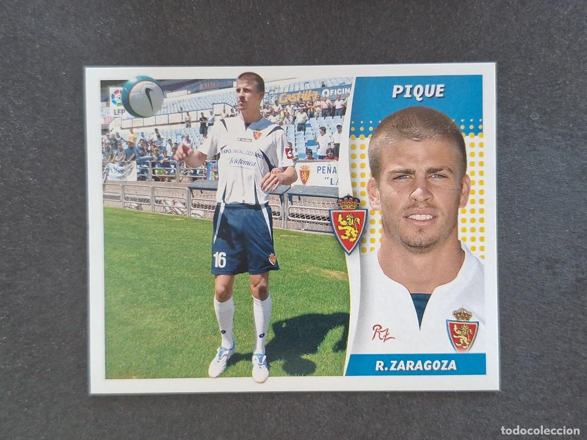Cromos de f&uacute;tbol: L7 PIQUE REAL ZARAGOZA FICHAJE 25 LIGA ESTE 2006 2007 06 07 NUNCA PEGADO SIN PEGAR
