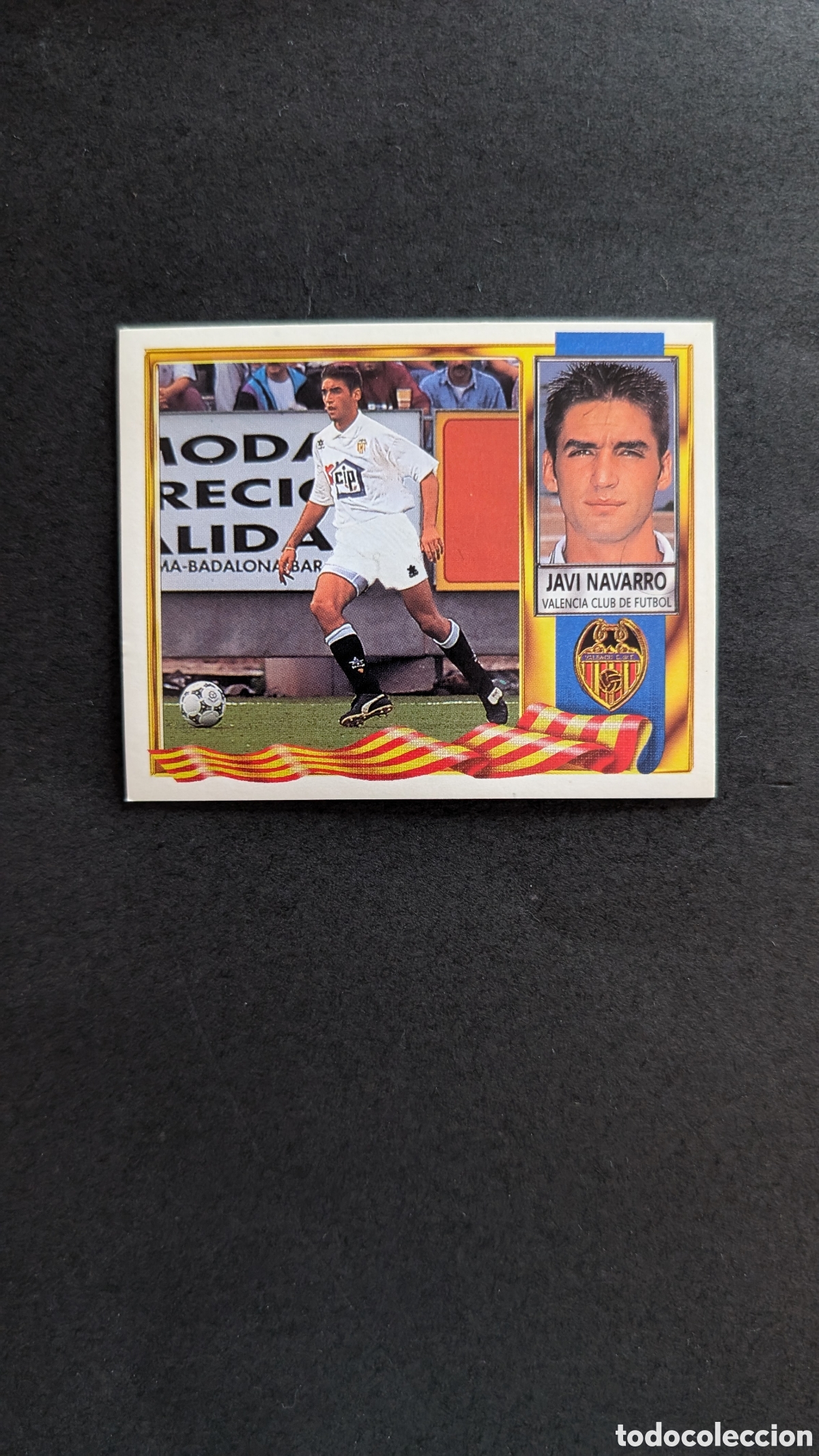Cromos de Futebol: JAVI NAVARRO VERSION VALENCIA COLOCA LIGA ESTE 1995/96 95 96 NUNCA PEGADO SIN PEGAR
