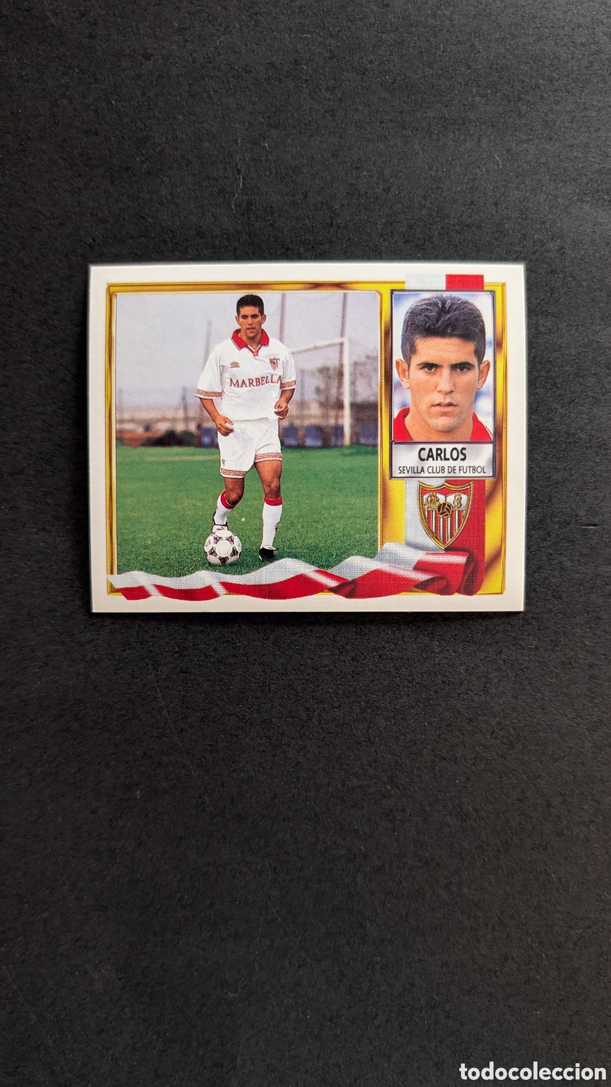 Football Stickers: CARLOS SEVILLA COLOCA LIGA ESTE 1995/96 95 96 NUNCA PEGADO SIN PEGAR