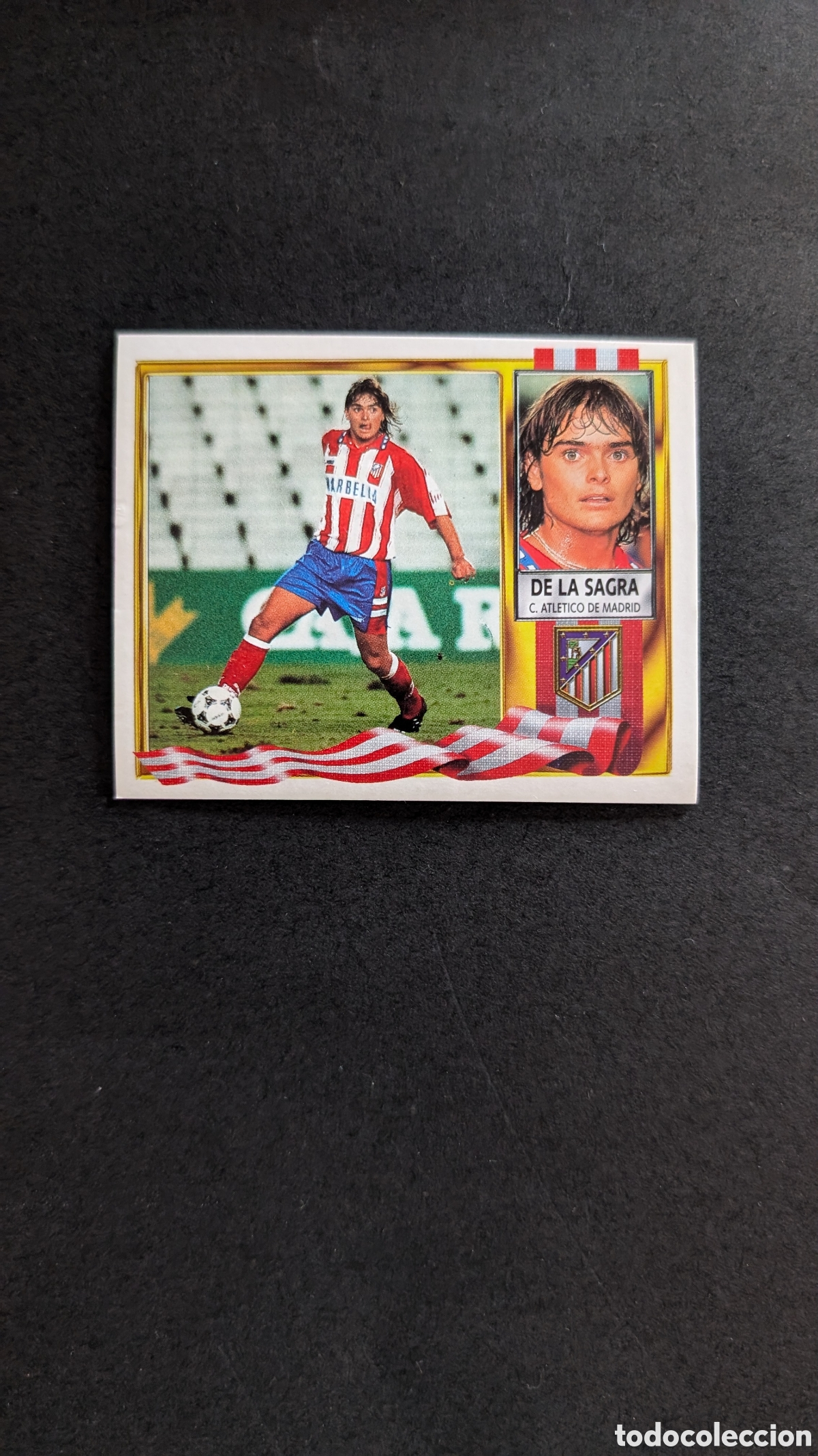 Cromos de Futebol: DE LA SAGRA ATLETICO MADRID COLOCA LIGA ESTE 1995/96 95 96 NUNCA PEGADO SIN PEGAR