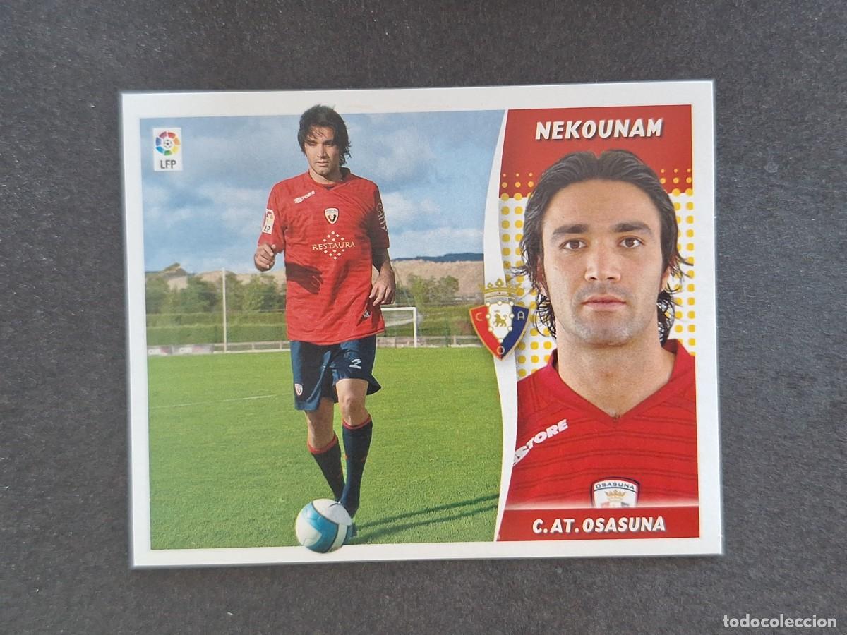 Cromos de f&uacute;tbol: L7 NEKOUNAM C. A. OSASUNA FICHAJE 29 LIGA ESTE 2006 2007 06 07 NUNCA PEGADO SIN PEGAR
