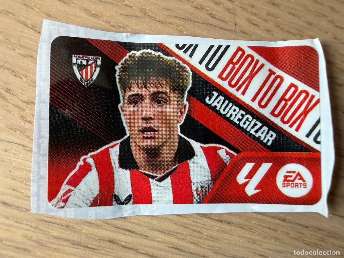 Cromos de f&uacute;tbol: BOX TO BOX JAUREGIZAR ATHLETIC BILBAO 26 27 2026 2027 LIGA EA SPORTS CHICLES CHICLE ESTE SIN PEGAR