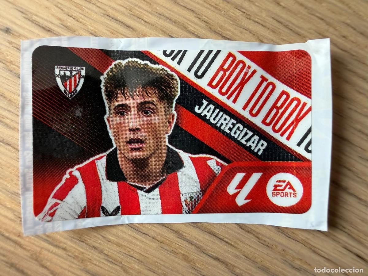 Cromos de f&uacute;tbol: BOX TO BOX JAUREGIZAR ATHLETIC BILBAO 26 27 2026 2027 LIGA EA SPORTS CHICLES CHICLE ESTE SIN PEGAR