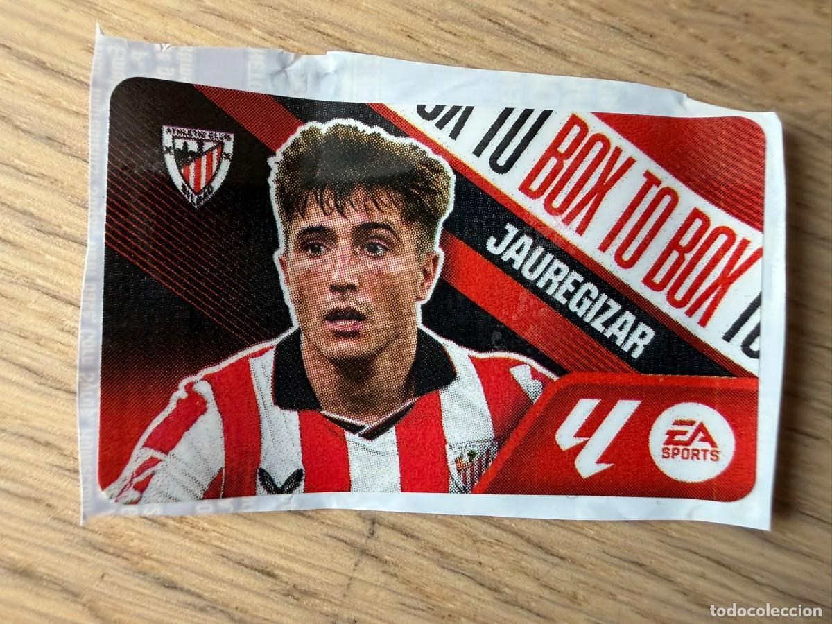 Cromos de f&uacute;tbol: BOX TO BOX JAUREGIZAR ATHLETIC BILBAO 26 27 2026 2027 LIGA EA SPORTS CHICLES CHICLE ESTE SIN PEGAR
