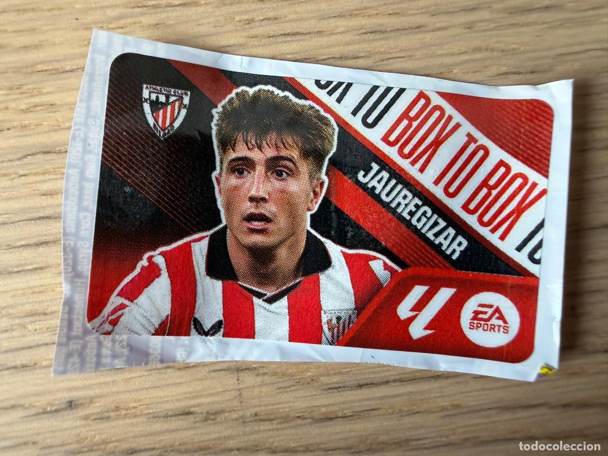 Cromos de f&uacute;tbol: BOX TO BOX JAUREGIZAR ATHLETIC BILBAO 26 27 2026 2027 LIGA EA SPORTS CHICLES CHICLE ESTE SIN PEGAR