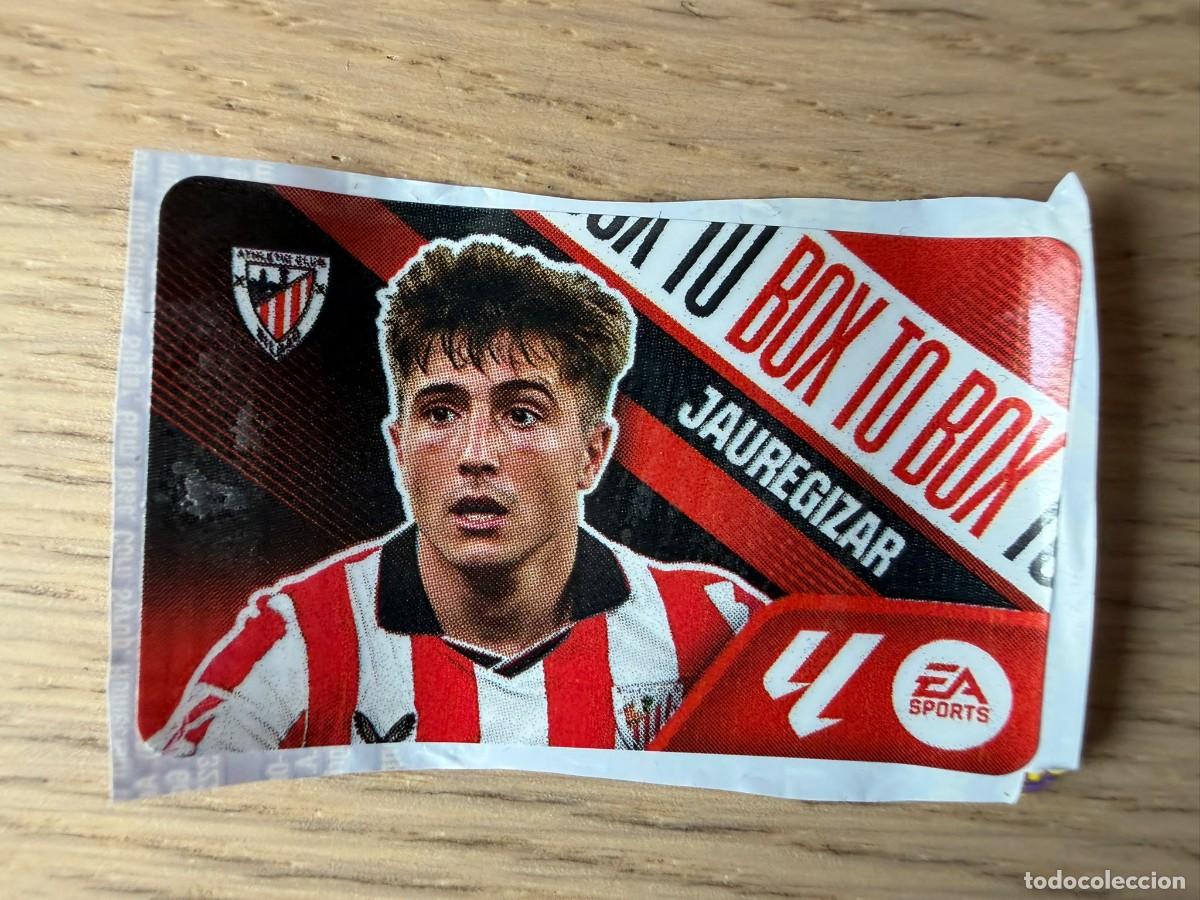 Cromos de f&uacute;tbol: BOX TO BOX JAUREGIZAR ATHLETIC BILBAO 26 27 2026 2027 LIGA EA SPORTS CHICLES CHICLE ESTE SIN PEGAR
