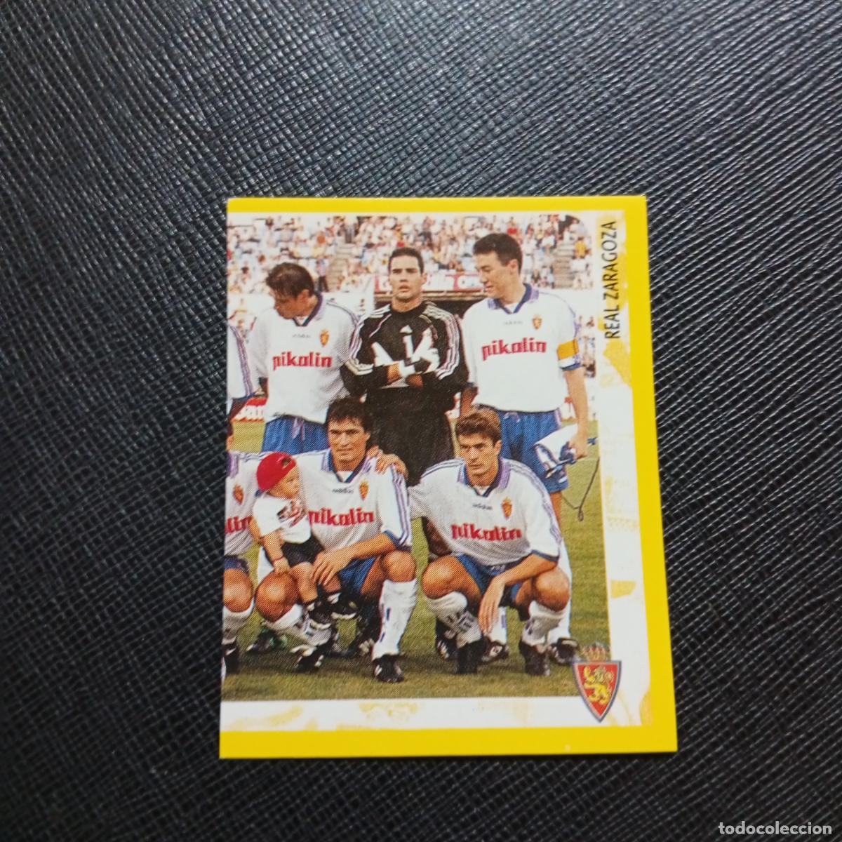Figurine di Calcio: 480 ALINEACION ZARAGOZA PANINI SUPER CAMPEONATO 1998 1999 FUTBOL 98 99 - SIN PEGAR - A216 PG235