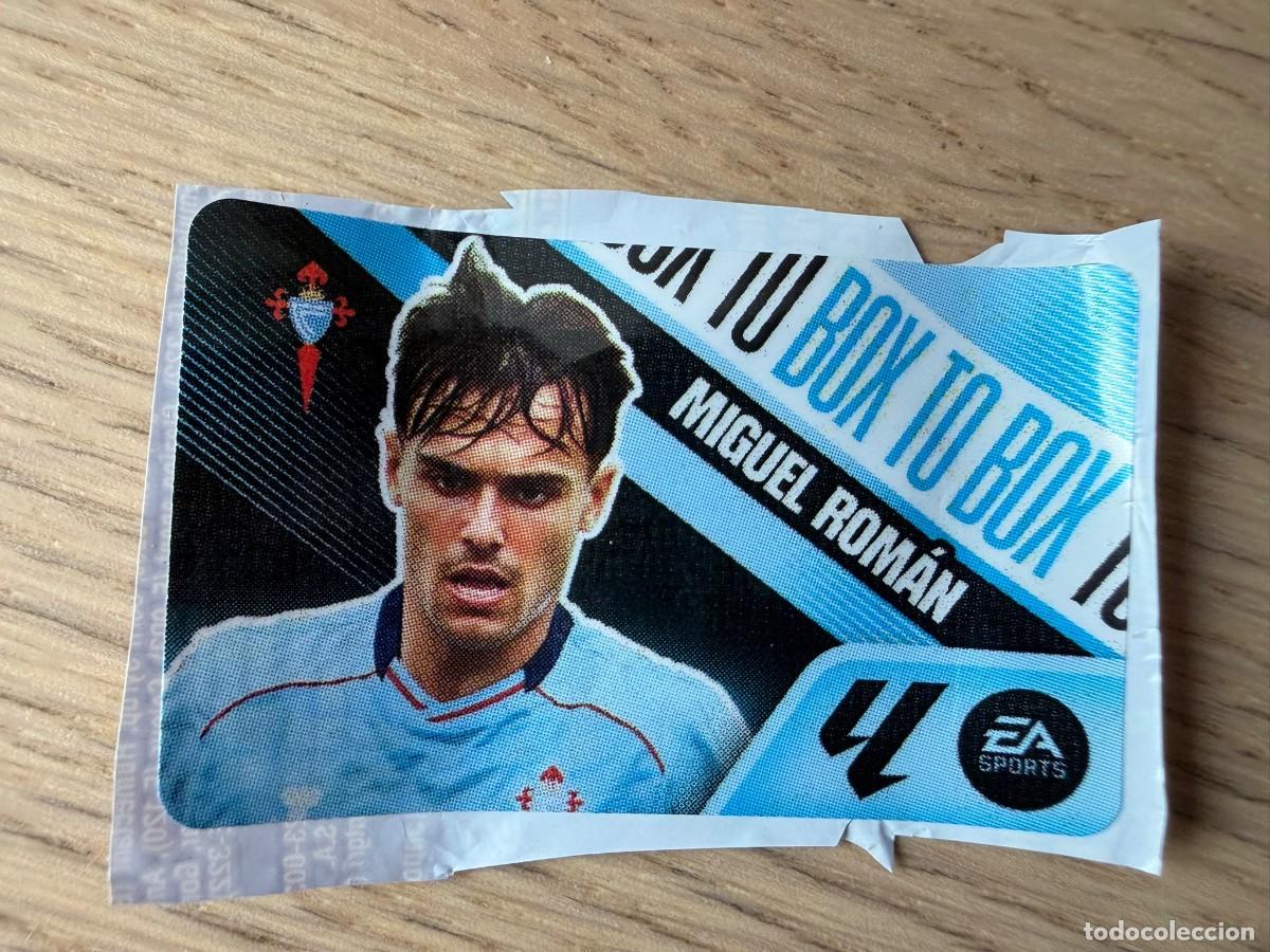 Figurine di Calcio: BOX TO BOX MIGUEL ROMAN CELTA VIGO 26 27 2026 2027 LIGA EA SPORTS CHICLES CHICLE ESTE SIN PEGAR