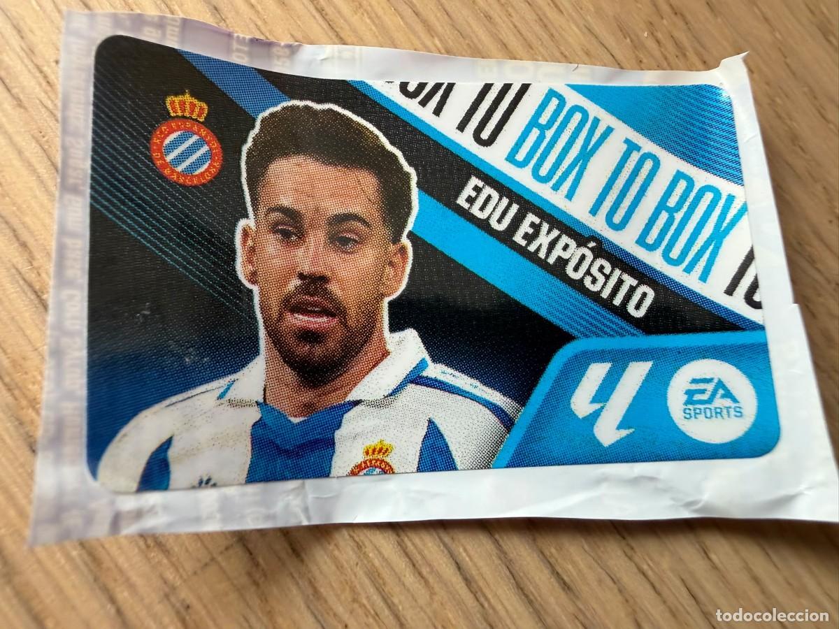 Figurine di Calcio: BOX TO BOX EDU EXPOSITO ESPANYOL 26 27 2026 2027 LIGA EA SPORTS CHICLES CHICLE ESTE SIN PEGAR