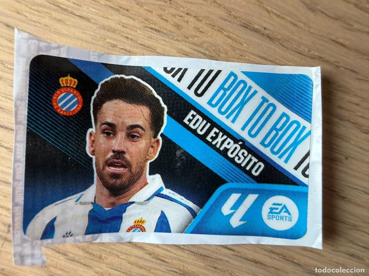 Fu&szlig;ball-Sticker: BOX TO BOX EDU EXPOSITO ESPANYOL 26 27 2026 2027 LIGA EA SPORTS CHICLES CHICLE ESTE SIN PEGAR