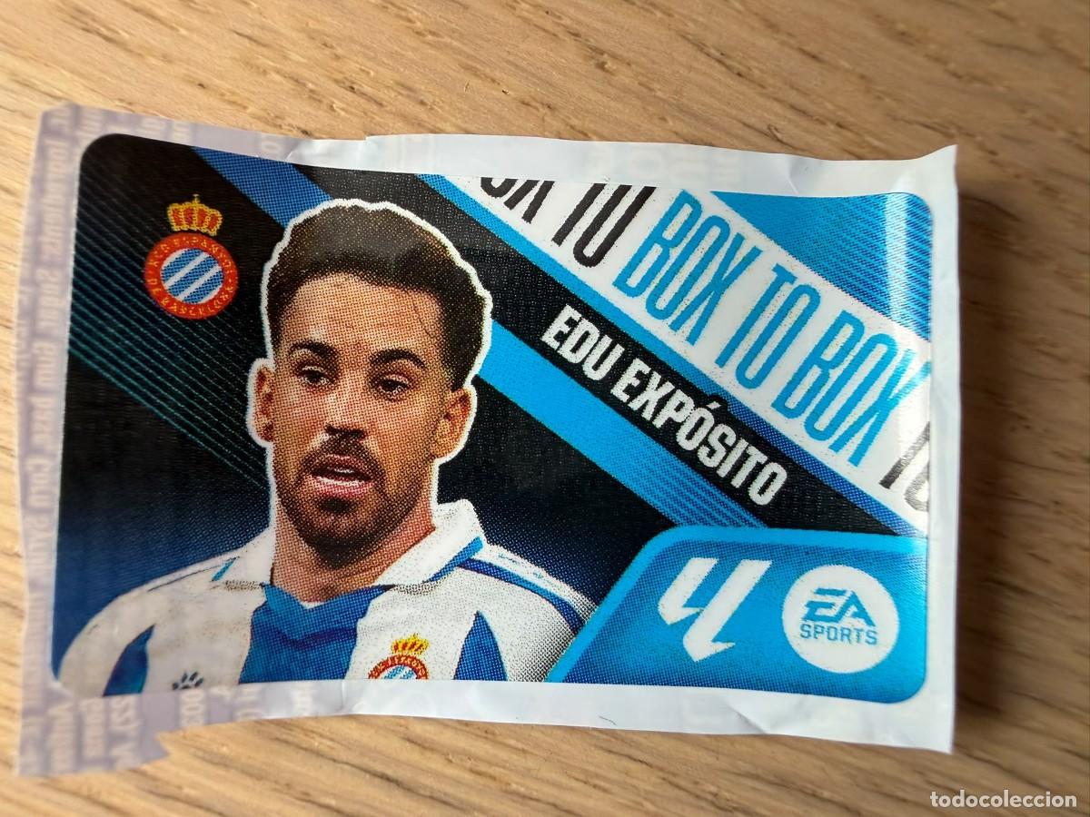 Fu&szlig;ball-Sticker: BOX TO BOX EDU EXPOSITO ESPANYOL 26 27 2026 2027 LIGA EA SPORTS CHICLES CHICLE ESTE SIN PEGAR