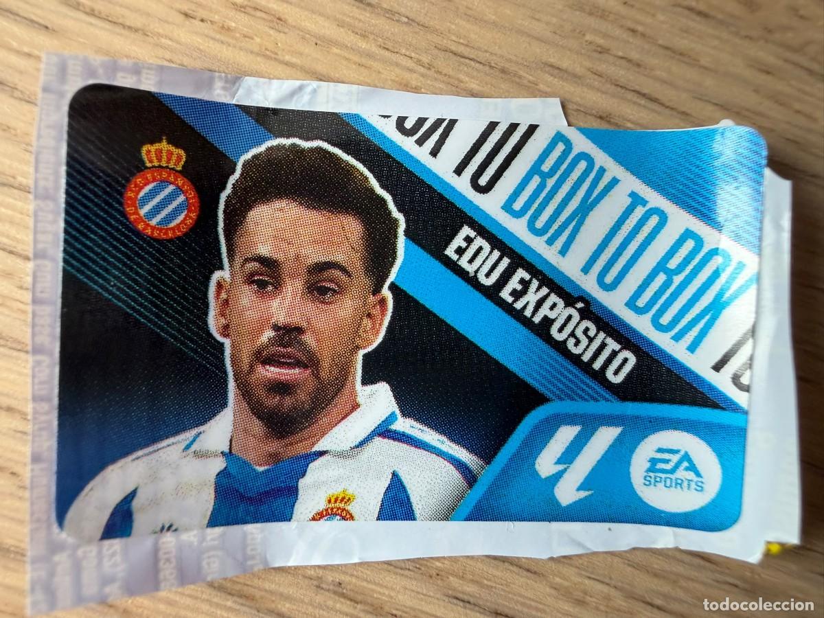 Fu&szlig;ball-Sticker: BOX TO BOX EDU EXPOSITO ESPANYOL 26 27 2026 2027 LIGA EA SPORTS CHICLES CHICLE ESTE SIN PEGAR