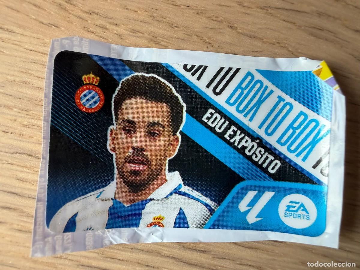 Fu&szlig;ball-Sticker: BOX TO BOX EDU EXPOSITO ESPANYOL 26 27 2026 2027 LIGA EA SPORTS CHICLES CHICLE ESTE SIN PEGAR