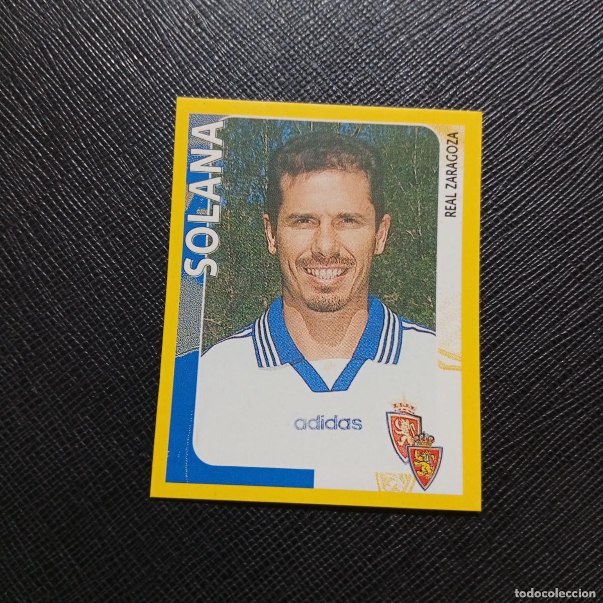 Fu&szlig;ball-Sticker: 489 SOLANA ZARAGOZA PANINI SUPER CAMPEONATO 1998 1999 FUTBOL 98 99 - SIN PEGAR - A216 PG235