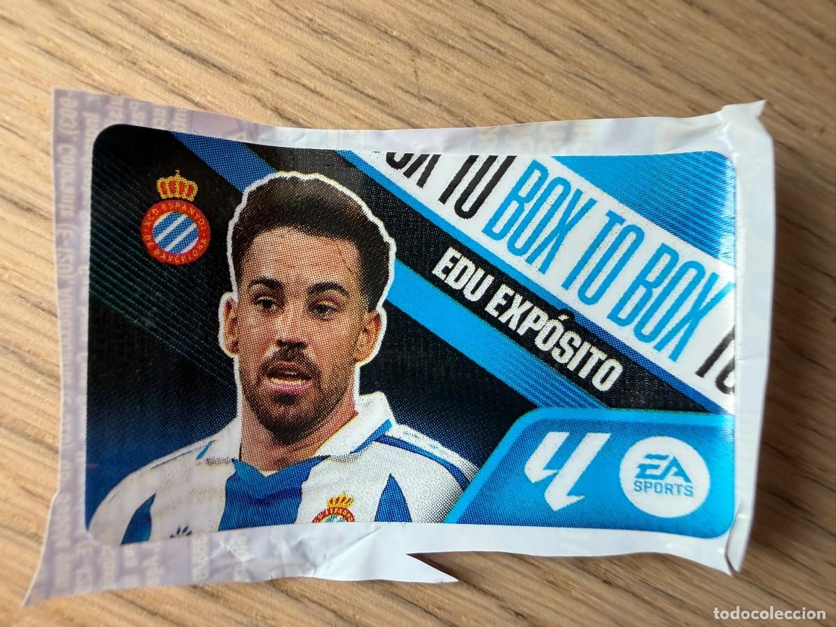 Fu&szlig;ball-Sticker: BOX TO BOX EDU EXPOSITO ESPANYOL 26 27 2026 2027 LIGA EA SPORTS CHICLES CHICLE ESTE SIN PEGAR