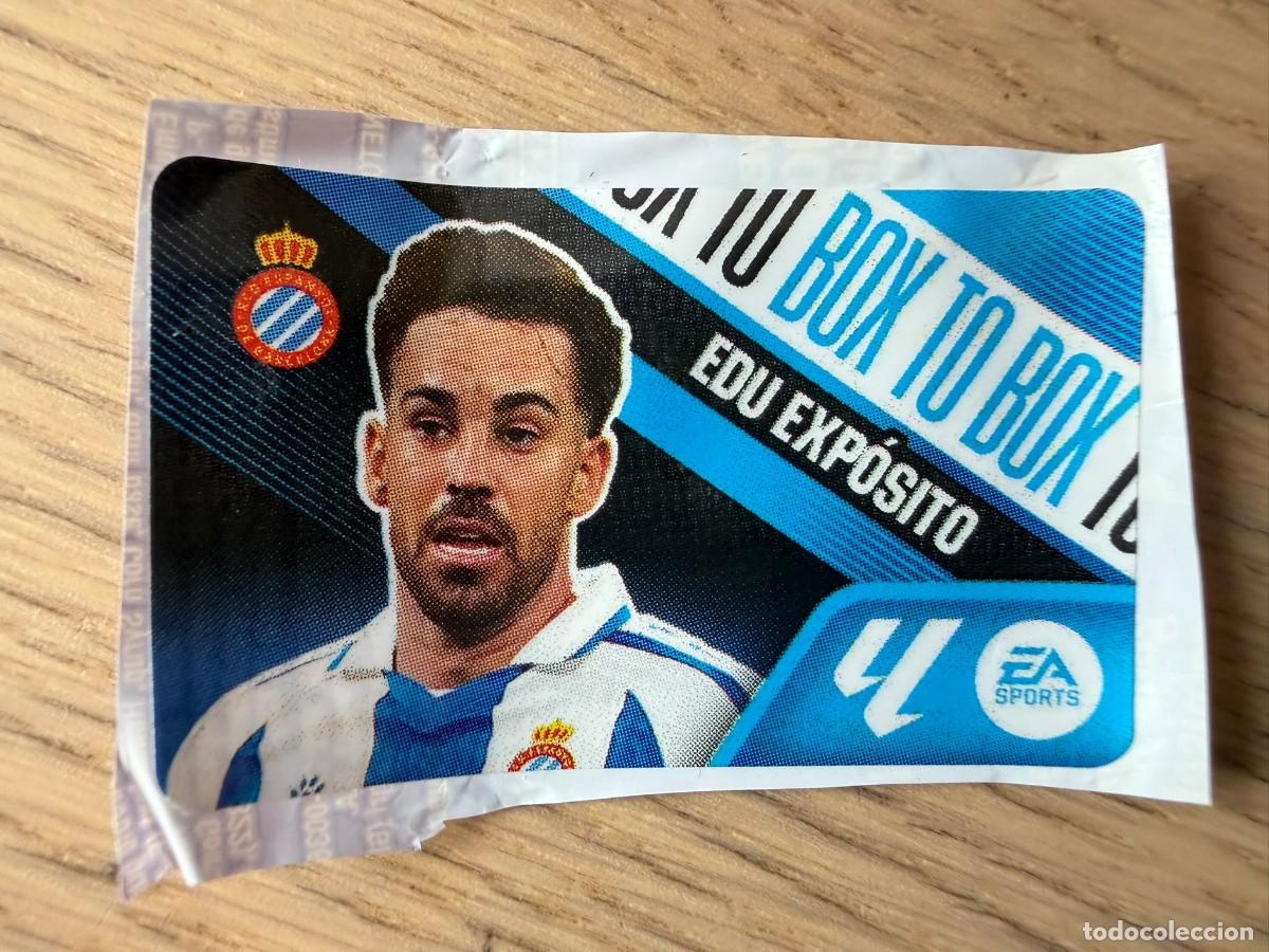 Fu&szlig;ball-Sticker: BOX TO BOX EDU EXPOSITO ESPANYOL 26 27 2026 2027 LIGA EA SPORTS CHICLES CHICLE ESTE SIN PEGAR
