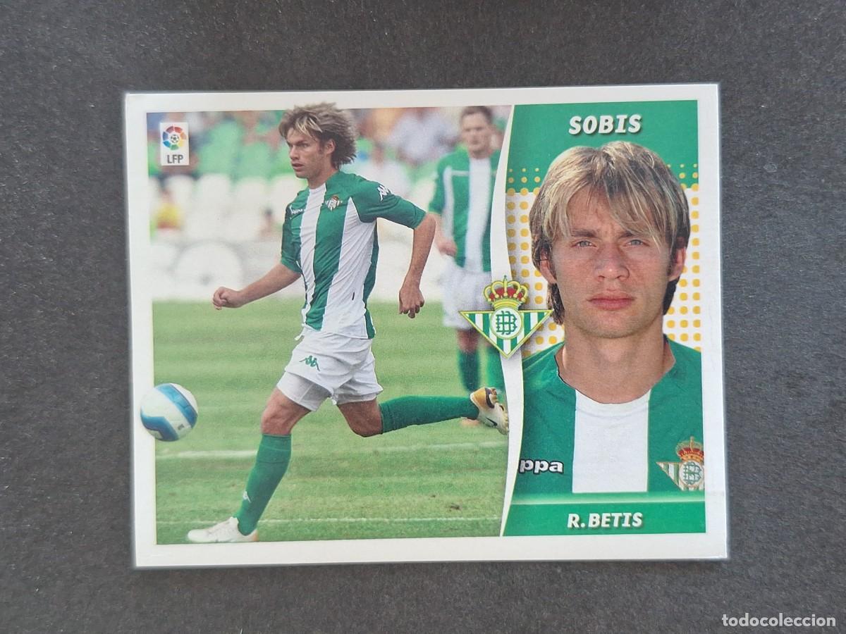 Football Stickers: L7 SOBIS REAL BETIS BALOMPIE FICHAJE 41 LIGA ESTE 2006 2007 06 07 NUNCA PEGADO SIN PEGAR