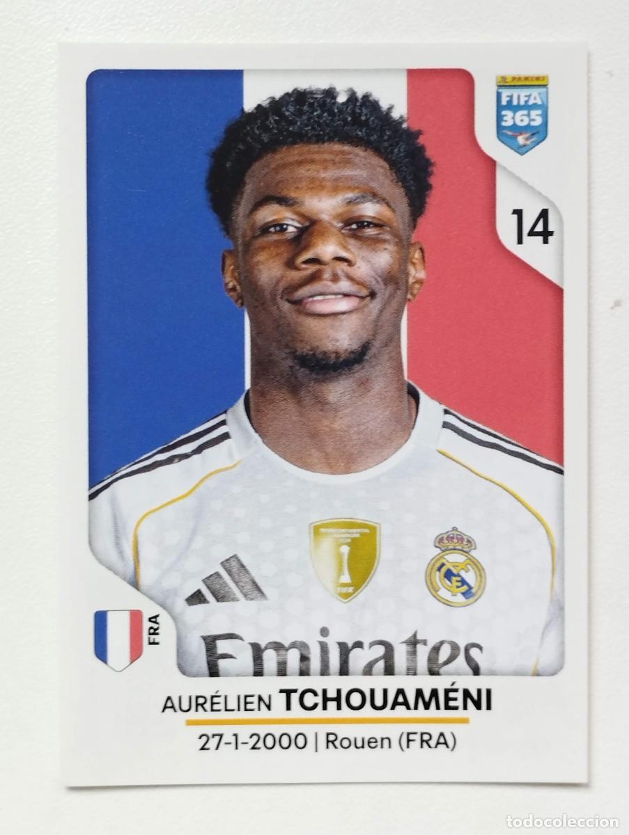 Football Stickers: CROMO STICKER PANINI FIFA 365 2026 TCHOUAMENI 502 REAL MADRID