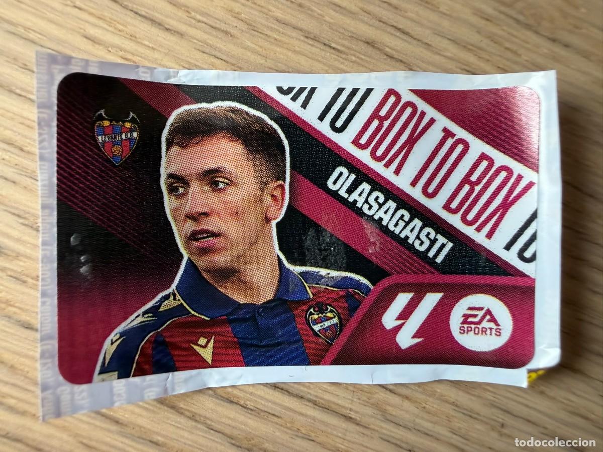 Football Stickers: BOX TO BOX OLASAGASTI LEVANTE 26 27 2026 2027 LIGA EA SPORTS CHICLES CHICLE ESTE SIN PEGAR