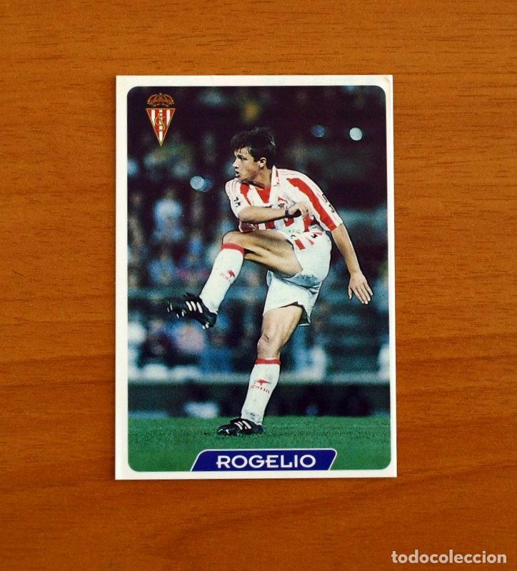 Football Stickers: Sporting de Gij&oacute;n-N&ordm; 321 Rogelio -Las Fichas la Liga 95-96-1995-1996 -Mundicromo