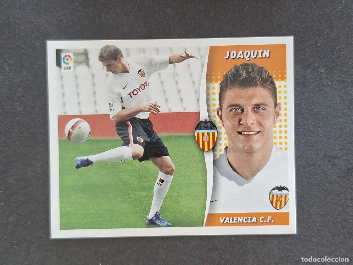 Football Stickers: L7 JOAQUIN VALENCIA C. F. FICHAJE 43 LIGA ESTE 2006 2007 06 07 NUNCA PEGADO SIN PEGAR