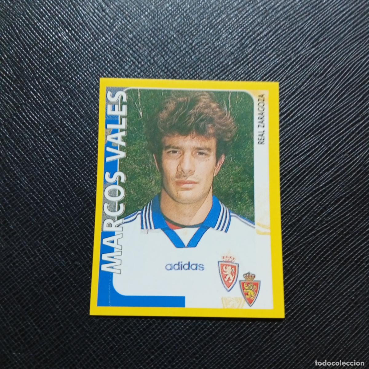 Football Stickers: 497 MARCOS VALES ZARAGOZA PANINI SUPER CAMPEONATO 1998 1999 FUTBOL 98 99 - SIN PEGAR - A216 PG235