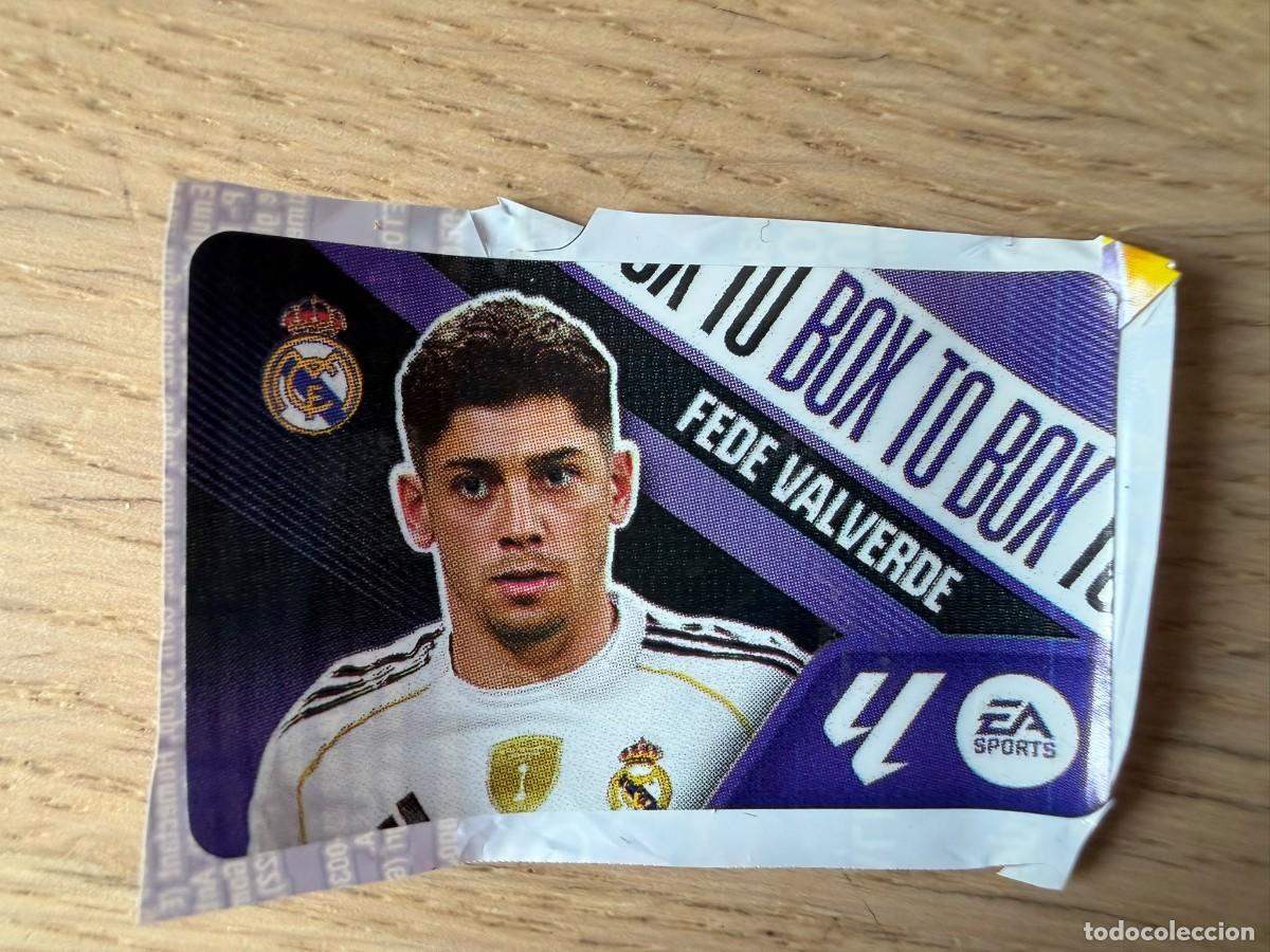 Cromos de f&uacute;tbol: BOX TO BOX VALVERDE REAL MADRID 26 27 2026 2027 LIGA EA SPORTS CHICLES CHICLE ESTE SIN PEGAR