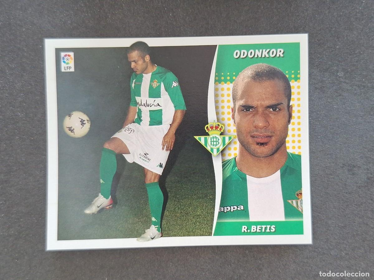Cromos de f&uacute;tbol: L7 ODONKOR REAL BETIS BALOMPIE FICHAJE 48 LIGA ESTE 2006 2007 06 07 NUNCA PEGADO SIN PEGAR