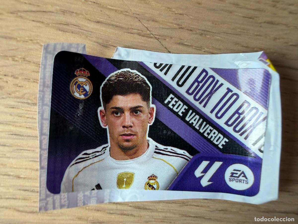 Cromos de f&uacute;tbol: BOX TO BOX VALVERDE REAL MADRID 26 27 2026 2027 LIGA EA SPORTS CHICLES CHICLE ESTE SIN PEGAR