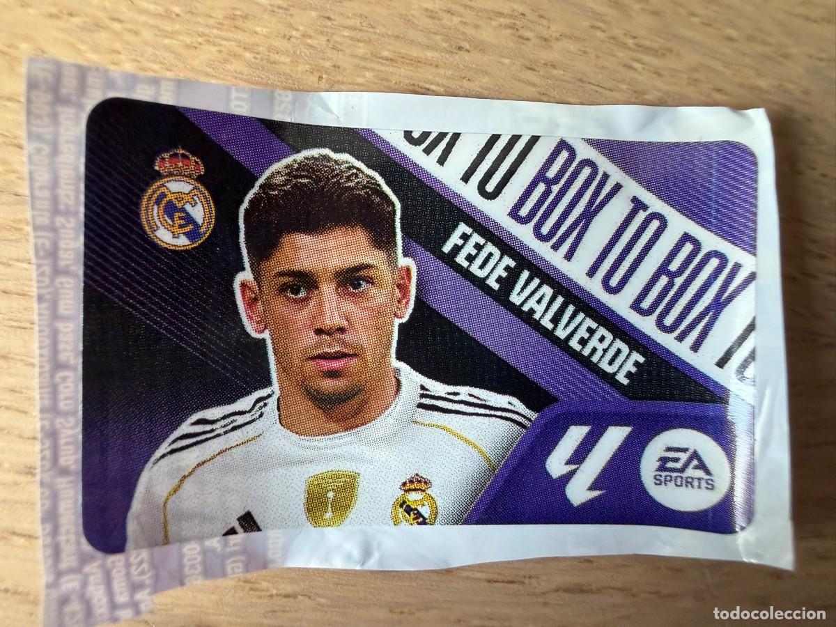 Cromos de f&uacute;tbol: BOX TO BOX VALVERDE REAL MADRID 26 27 2026 2027 LIGA EA SPORTS CHICLES CHICLE ESTE SIN PEGAR