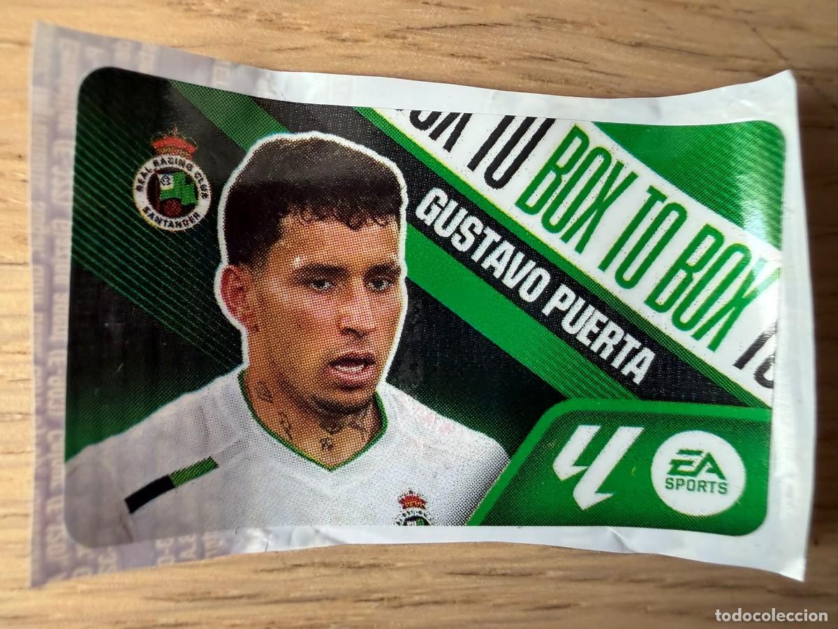 Cromos de f&uacute;tbol: BOX TO BOX GUSTAVO PUERTA SANTANDER 26 27 2026 2027 LIGA EA SPORTS CHICLES CHICLE ESTE SIN PEGAR