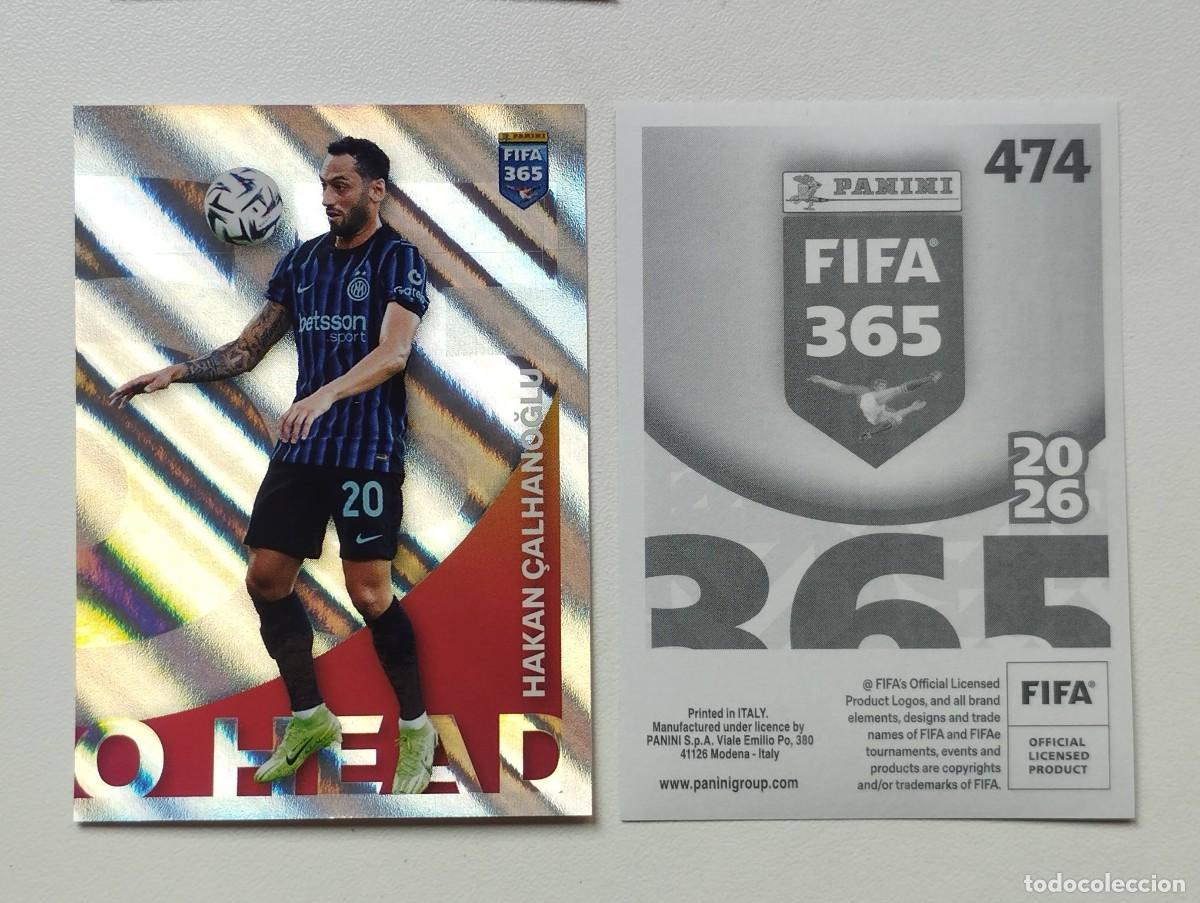 Cromos de Futebol: CROMO STICKER PANINI FIFA 365 2026 HEAD HAKAN CALHANOGLU 474 INTER