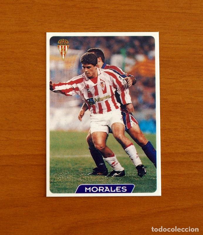 Cromos de f&uacute;tbol: Sporting de Gij&oacute;n -N&ordm; 324 Morales -Las Fichas la Liga 95-96-1995-1996 -Mundicromo Sport