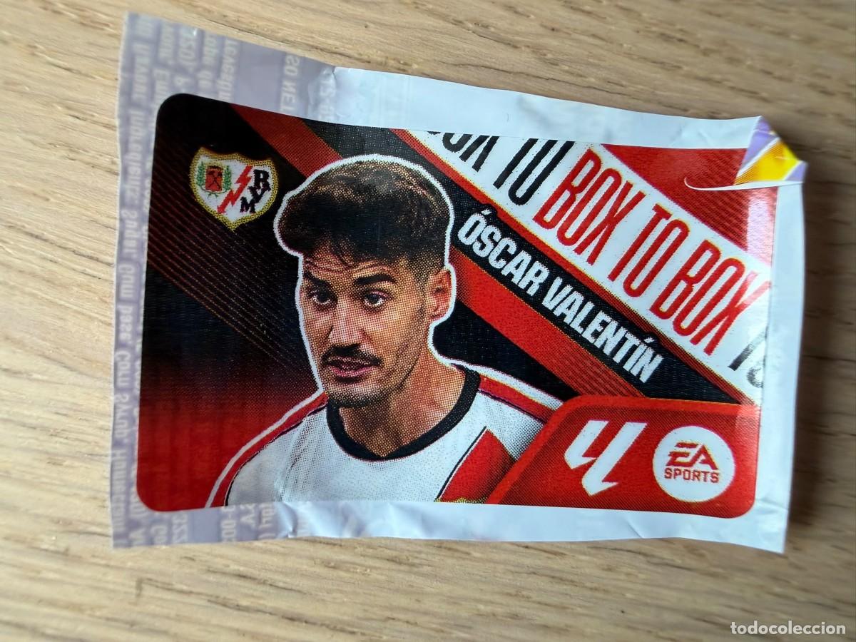 Cromos de f&uacute;tbol: BOX TO BOX OSCAR VALENTIN RAYO 26 27 2026 2027 LIGA EA SPORTS CHICLES CHICLE ESTE SIN PEGAR
