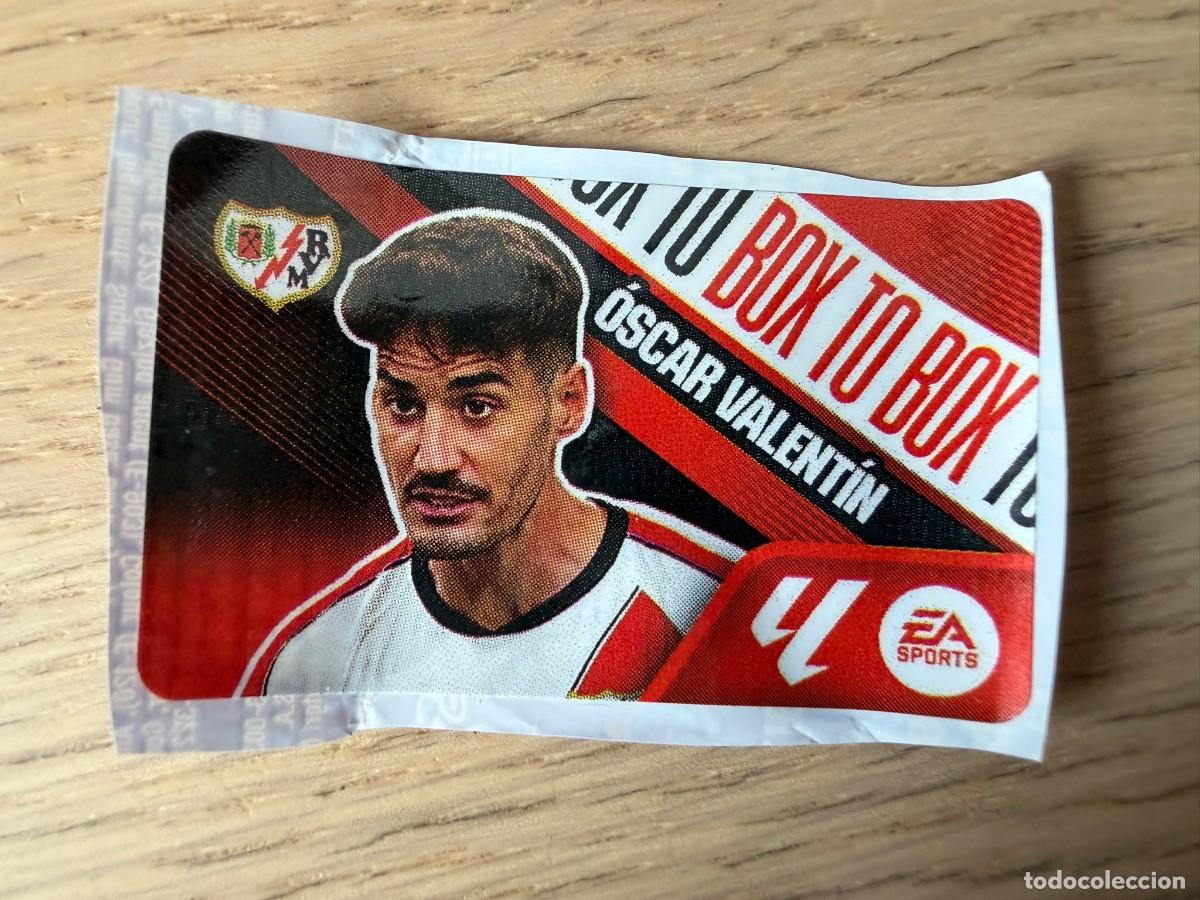 Cromos de f&uacute;tbol: BOX TO BOX OSCAR VALENTIN RAYO 26 27 2026 2027 LIGA EA SPORTS CHICLES CHICLE ESTE SIN PEGAR