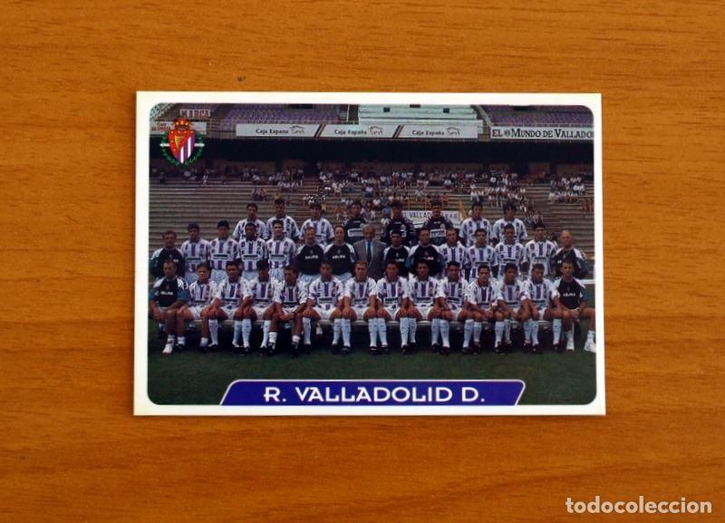 Cromos de f&uacute;tbol: Real Valladolid -N&ordm; 325 Plantilla-Equipo -Las Fichas la Liga 95-96-1995-1996 -Mundicromo Sport