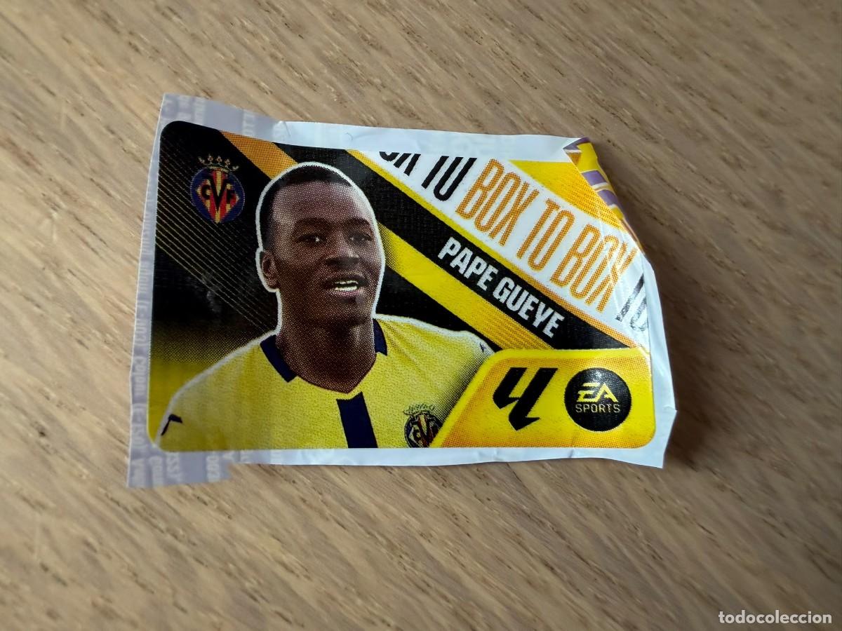 Cromos de f&uacute;tbol: BOX TO BOX PAPE GUEYE VILLARREAL 26 27 2026 2027 LIGA EA SPORTS CHICLES CHICLE ESTE SIN PEGAR