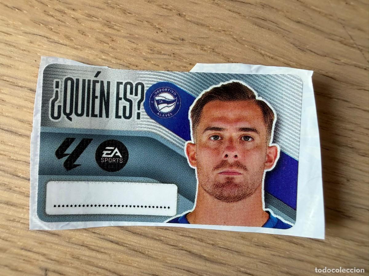 Cromos de f&uacute;tbol: QUIEN ES TONI MARTINEZ ALAVES 26 27 2026 2027 LIGA EA SPORTS CHICLES CHICLE ESTE SIN PEGAR