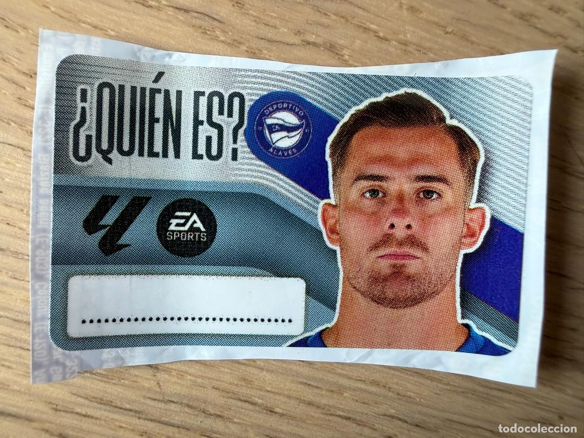Cromos de f&uacute;tbol: QUIEN ES TONI MARTINEZ ALAVES 26 27 2026 2027 LIGA EA SPORTS CHICLES CHICLE ESTE SIN PEGAR