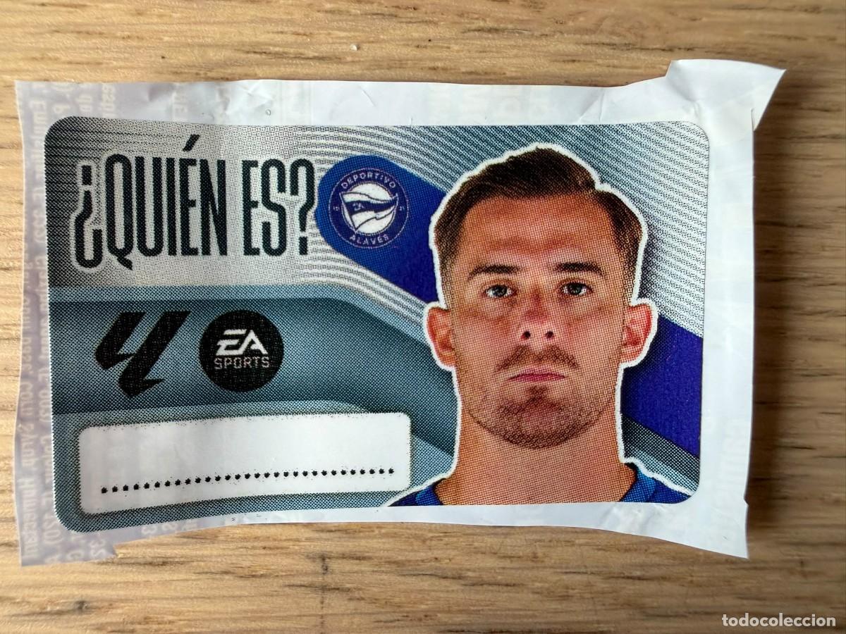 Cromos de f&uacute;tbol: QUIEN ES TONI MARTINEZ ALAVES 26 27 2026 2027 LIGA EA SPORTS CHICLES CHICLE ESTE SIN PEGAR