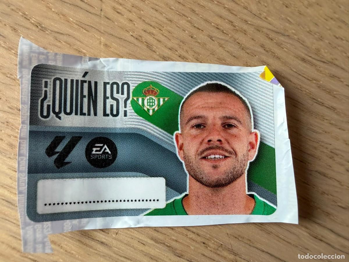 Cromos de f&uacute;tbol: QUIEN ES AITOR RUIBAL BETIS 26 27 2026 2027 LIGA EA SPORTS CHICLES CHICLE ESTE SIN PEGAR