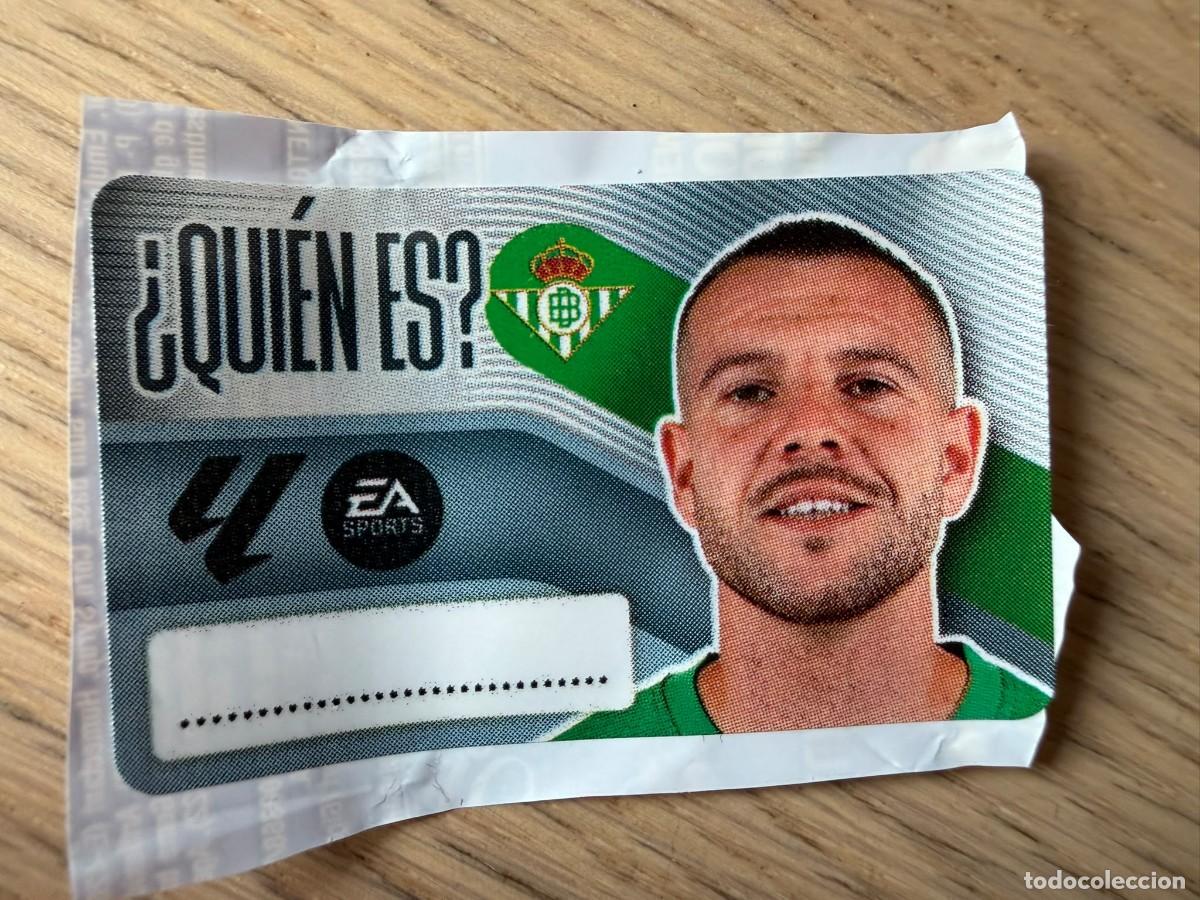 Cromos de f&uacute;tbol: QUIEN ES AITOR RUIBAL BETIS 26 27 2026 2027 LIGA EA SPORTS CHICLES CHICLE ESTE SIN PEGAR