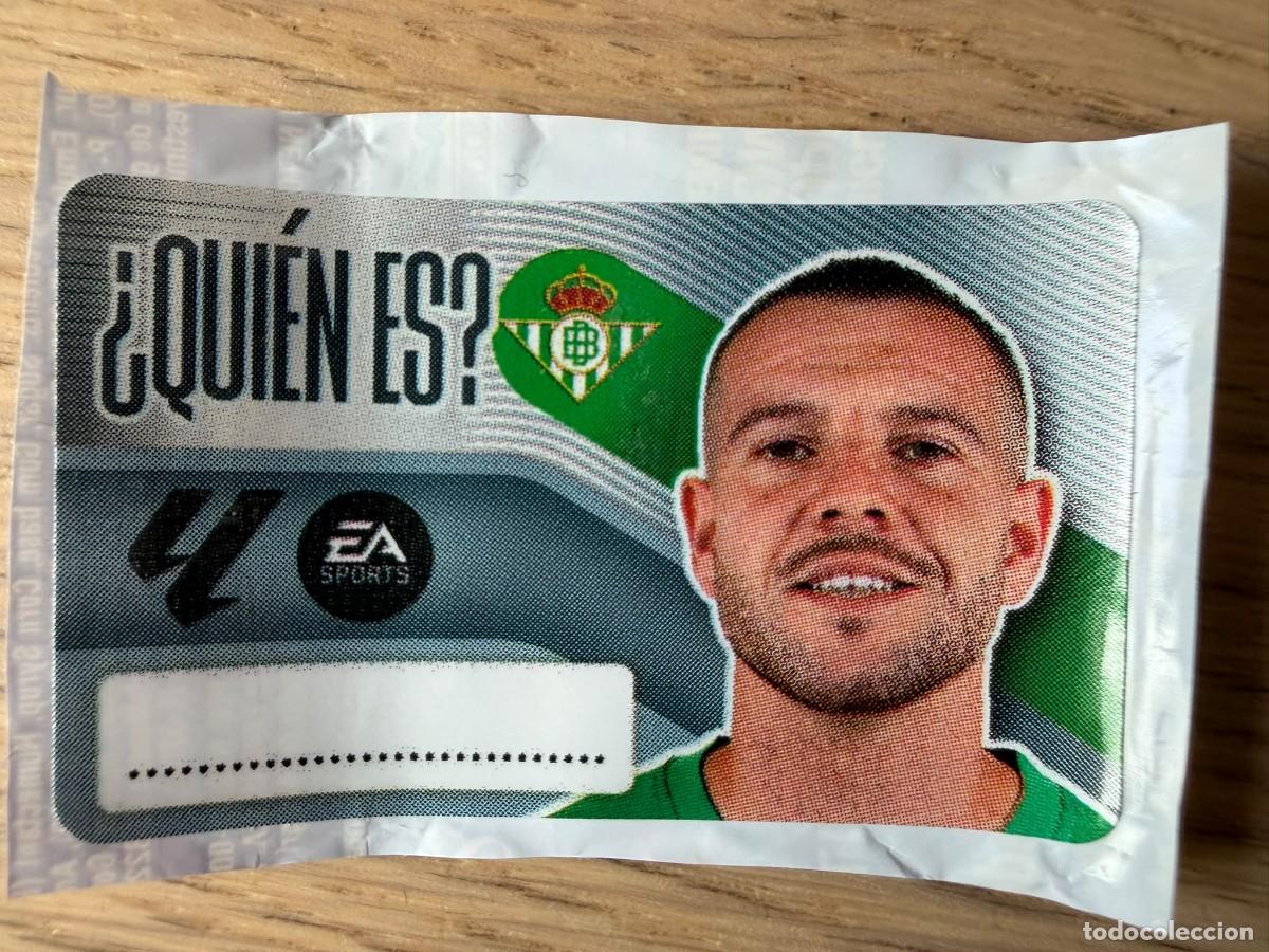 Cromos de f&uacute;tbol: QUIEN ES AITOR RUIBAL BETIS 26 27 2026 2027 LIGA EA SPORTS CHICLES CHICLE ESTE SIN PEGAR