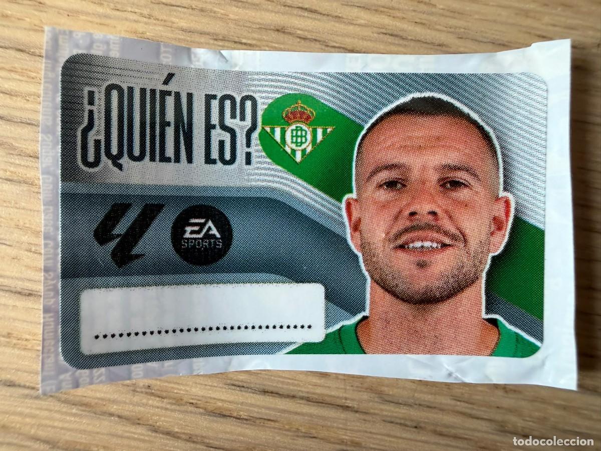 Cromos de f&uacute;tbol: QUIEN ES AITOR RUIBAL BETIS 26 27 2026 2027 LIGA EA SPORTS CHICLES CHICLE ESTE SIN PEGAR