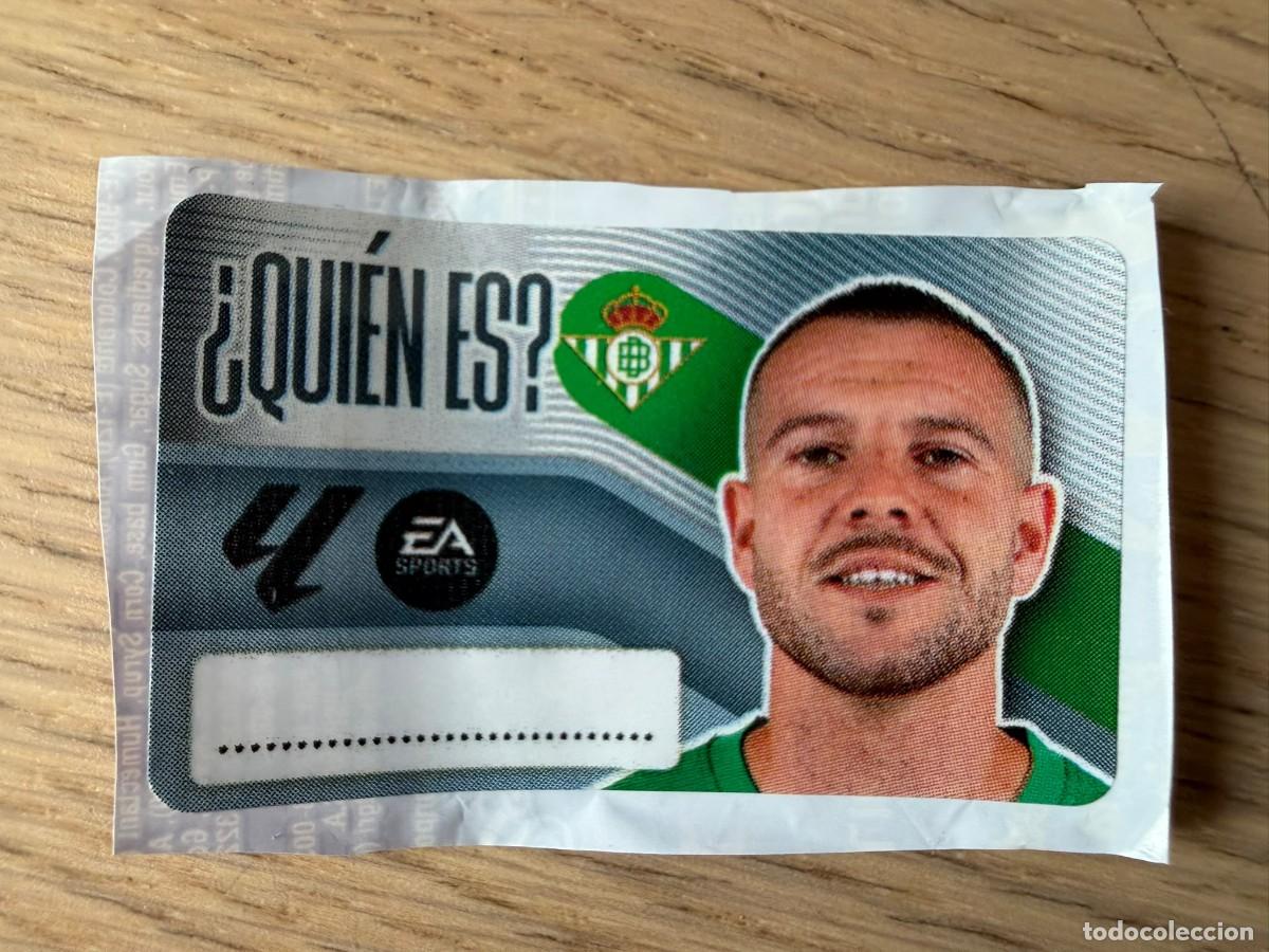 Cromos de f&uacute;tbol: QUIEN ES AITOR RUIBAL BETIS 26 27 2026 2027 LIGA EA SPORTS CHICLES CHICLE ESTE SIN PEGAR