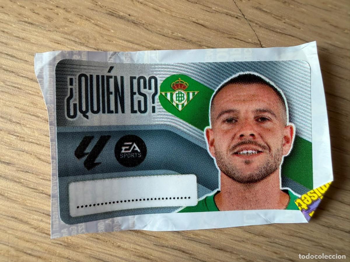 Cromos de f&uacute;tbol: QUIEN ES AITOR RUIBAL BETIS 26 27 2026 2027 LIGA EA SPORTS CHICLES CHICLE ESTE SIN PEGAR