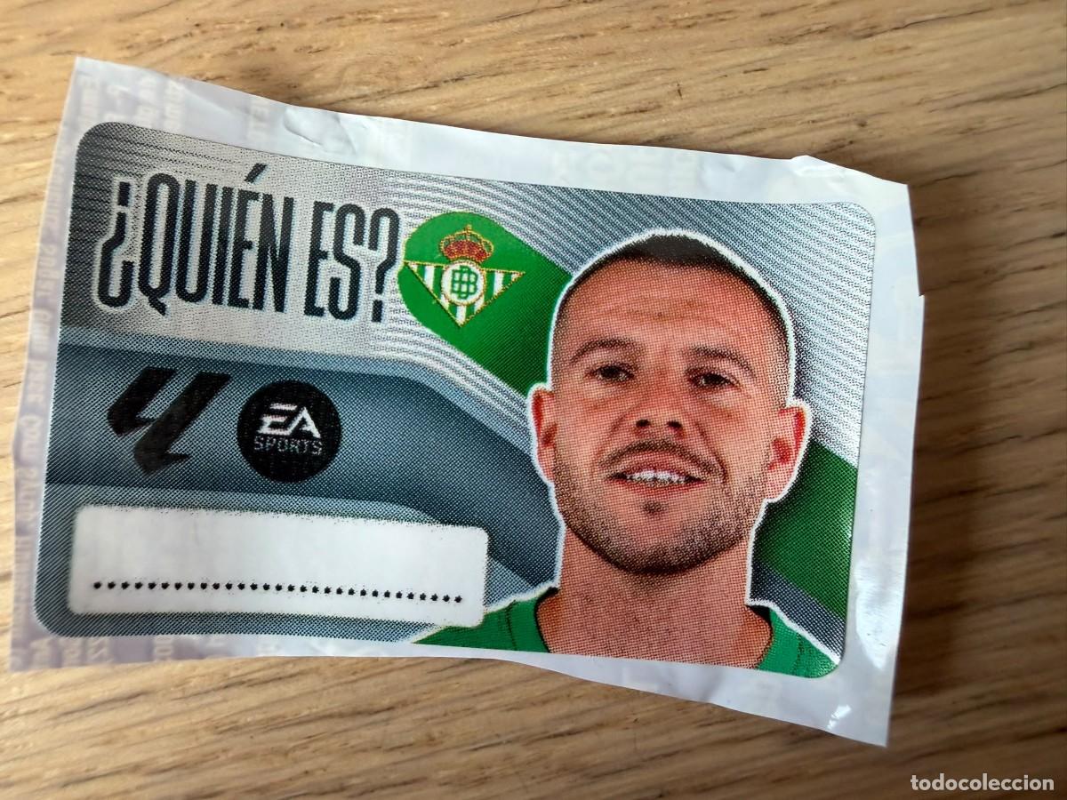 Cromos de f&uacute;tbol: QUIEN ES AITOR RUIBAL BETIS 26 27 2026 2027 LIGA EA SPORTS CHICLES CHICLE ESTE SIN PEGAR
