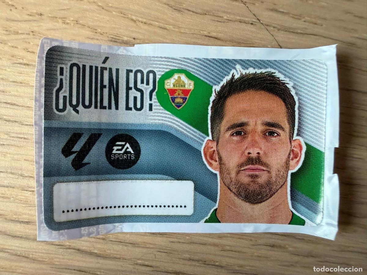 Cromos de f&uacute;tbol: QUIEN ES BIGAS ELCHE 26 27 2026 2027 LIGA EA SPORTS CHICLES CHICLE ESTE SIN PEGAR