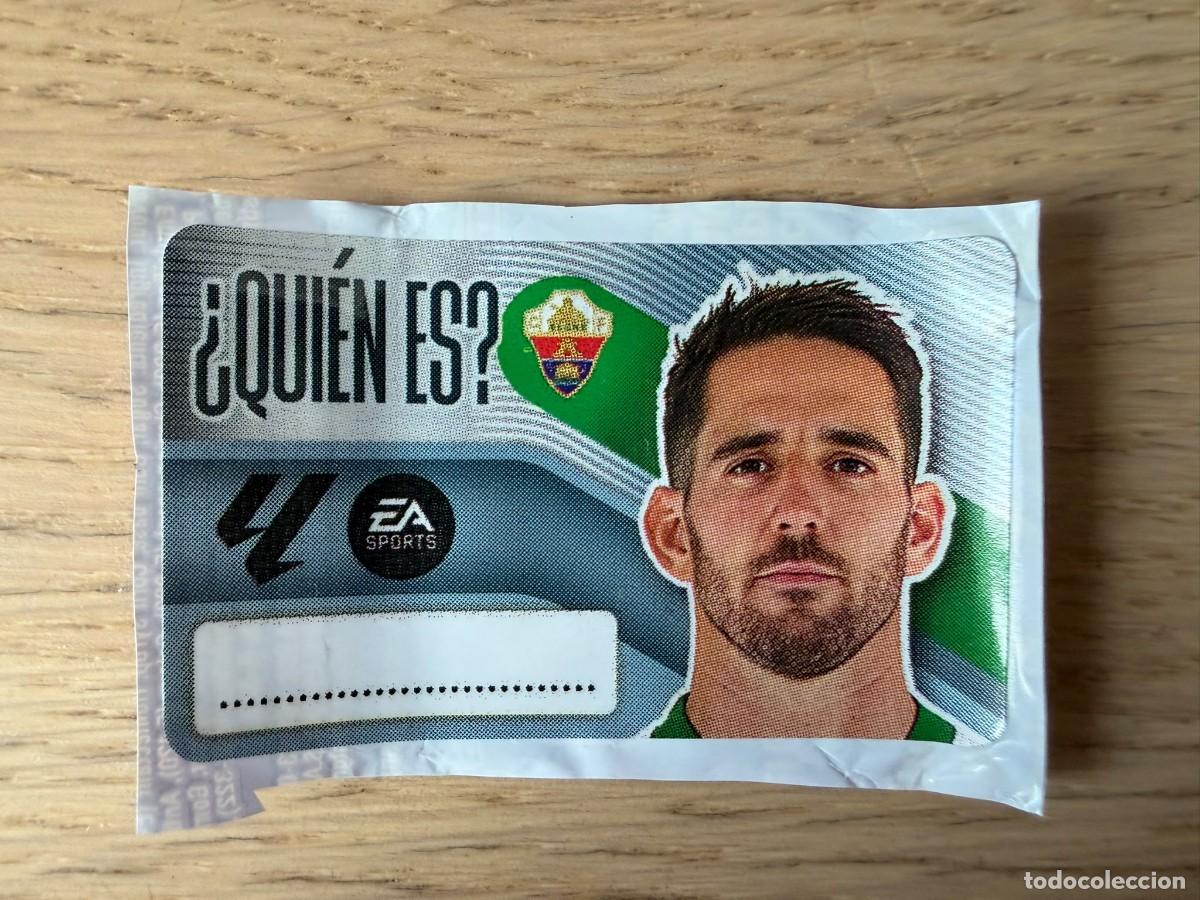 Cromos de f&uacute;tbol: QUIEN ES BIGAS ELCHE 26 27 2026 2027 LIGA EA SPORTS CHICLES CHICLE ESTE SIN PEGAR