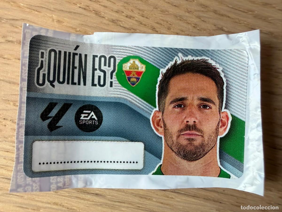 Cromos de f&uacute;tbol: QUIEN ES BIGAS ELCHE 26 27 2026 2027 LIGA EA SPORTS CHICLES CHICLE ESTE SIN PEGAR